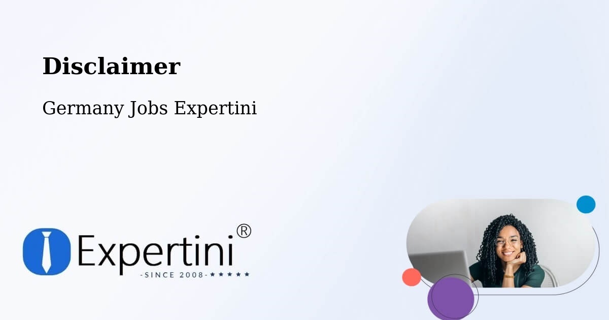 Disclaimer – Mainz - Germany Jobs Expertini