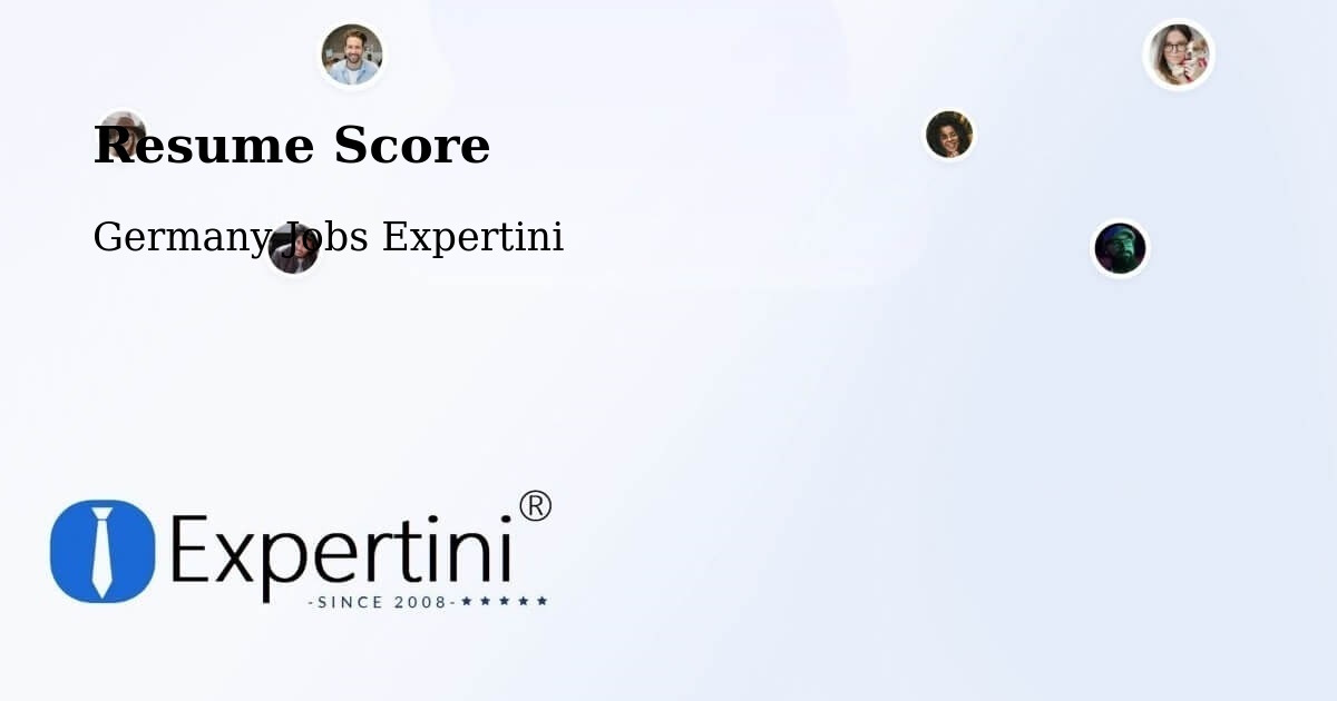 Resume Score & Job Description Match Tool – Mainz - Germany Jobs Expertini
